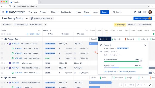 Jira Advanced Roadmaps